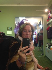 Playing dress up at Casual Connexions at Heritage Mall.